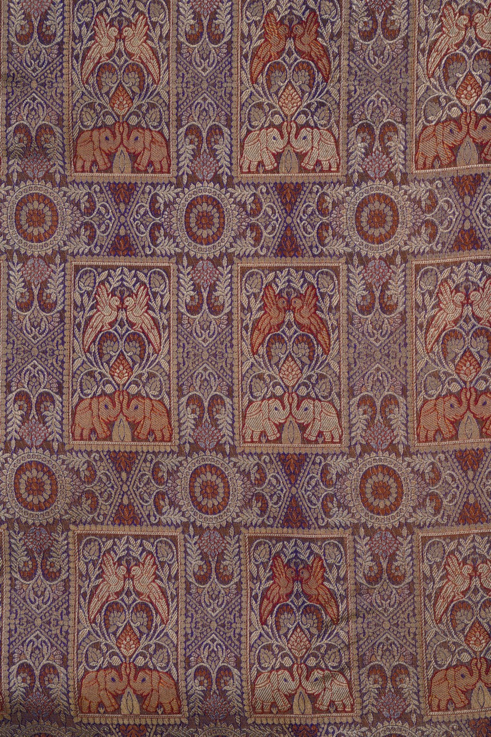 Kanchipattu Brocade Purple Saree