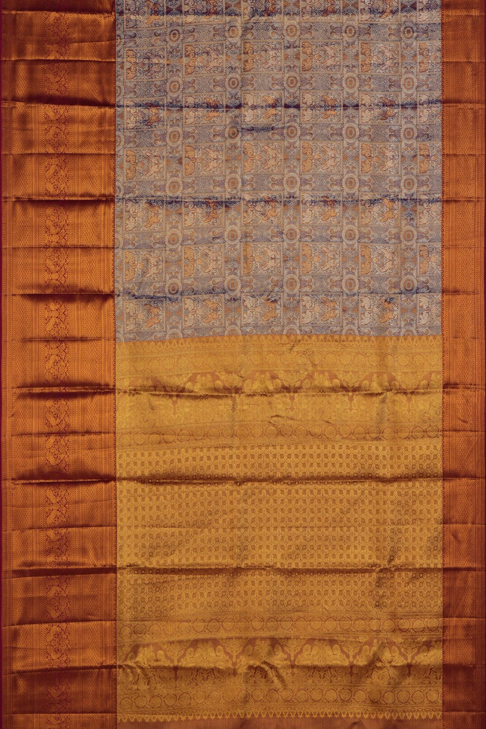 Image of Kanchipattu Brocade Purple Saree