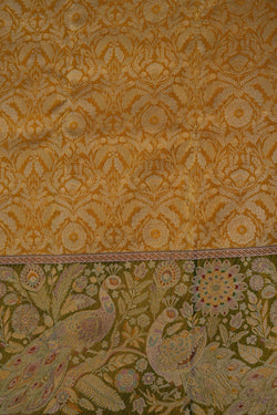 Image of Kanchipattu Brocade Gold Saree