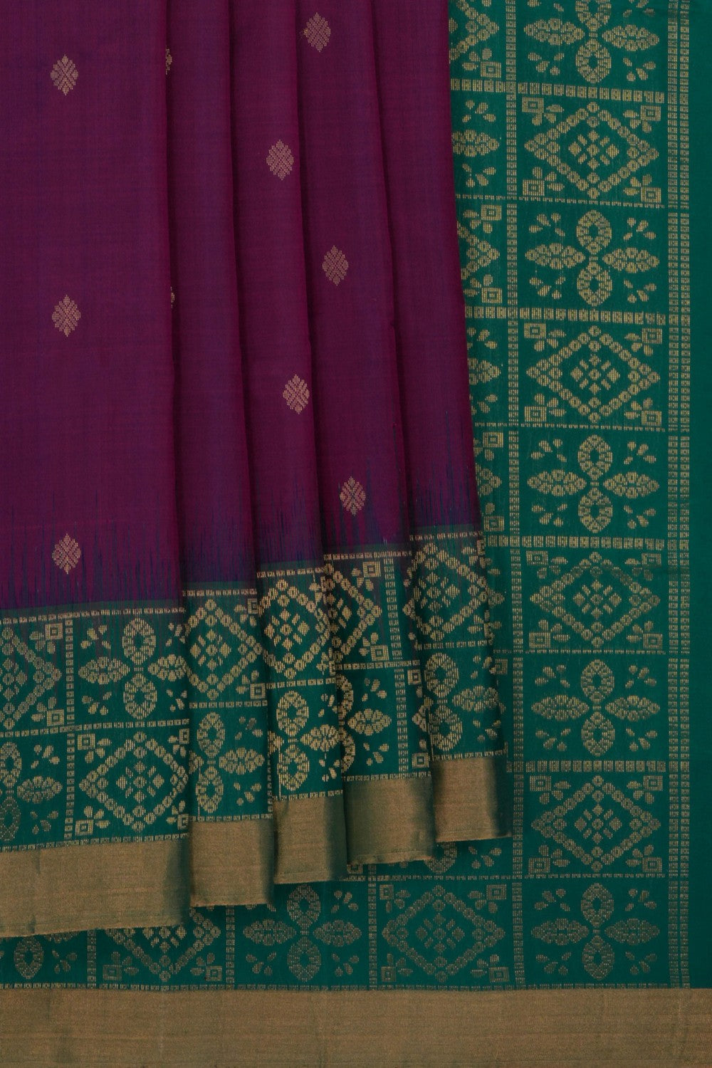 South Silk Violet Saree