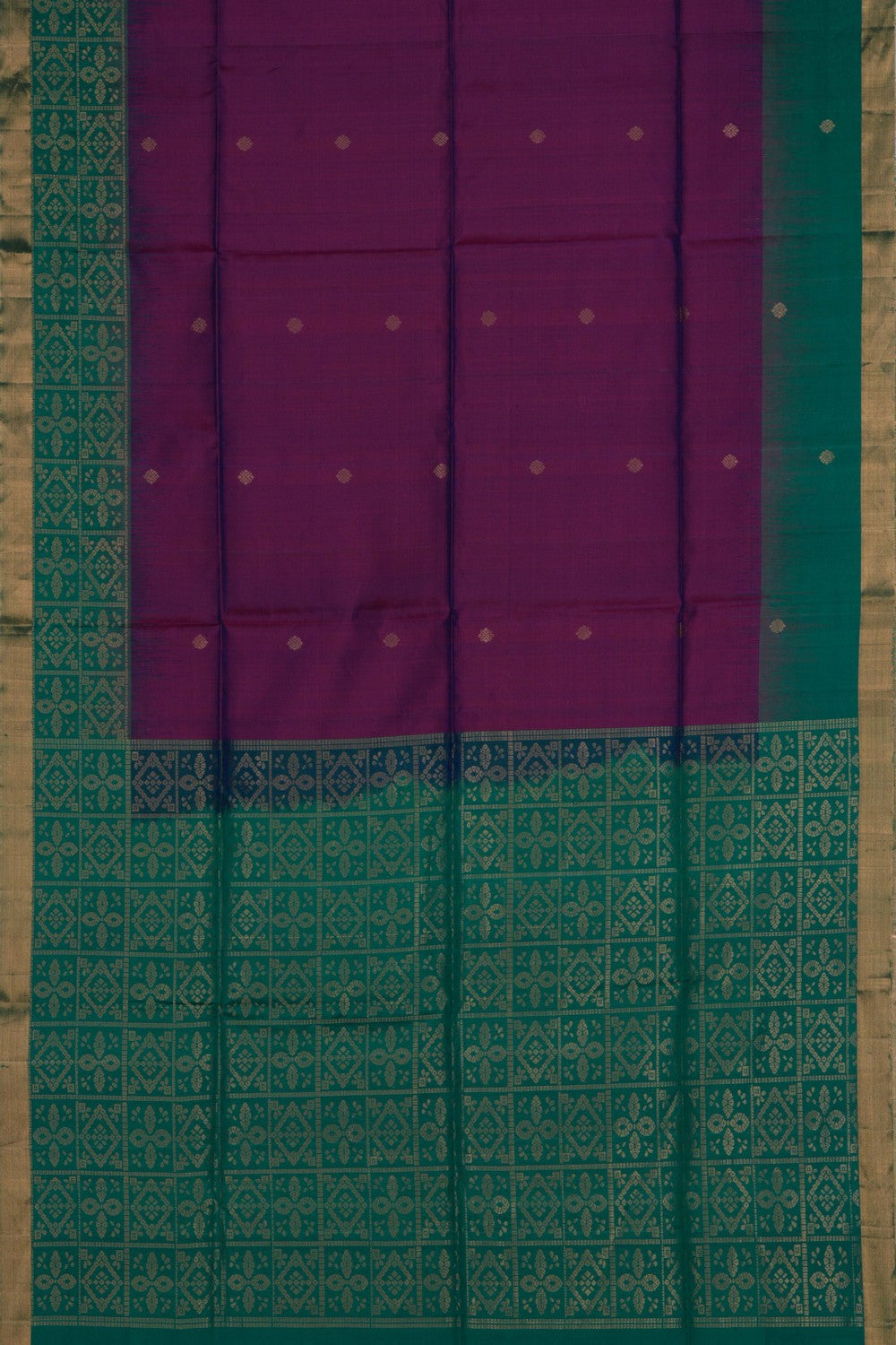 Image of South Silk Violet Saree