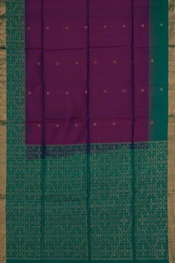 Image of South Silk Violet Saree