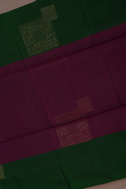 Image of South Silk Violet Saree