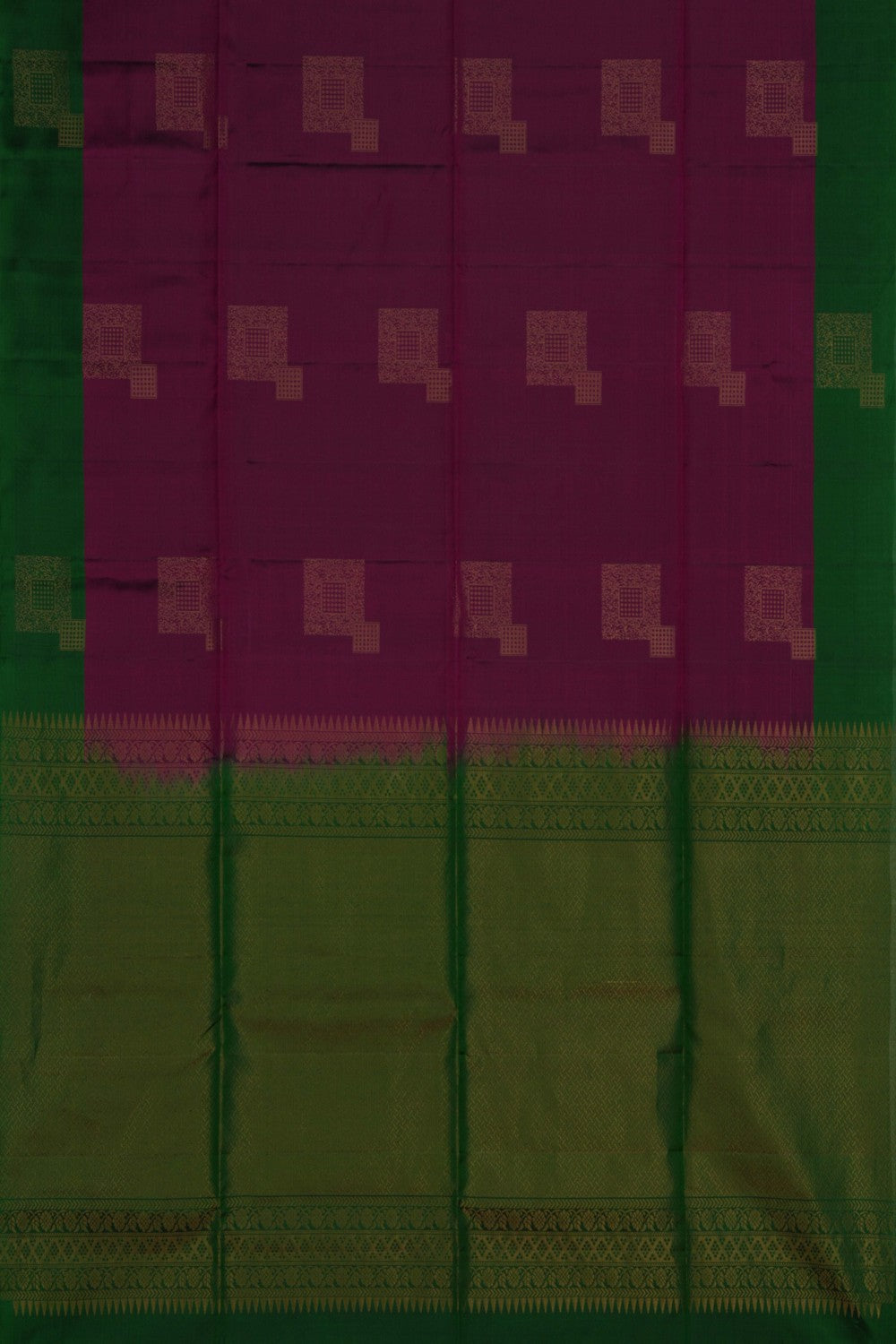 South Silk Violet Saree