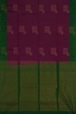Image of South Silk Violet Saree