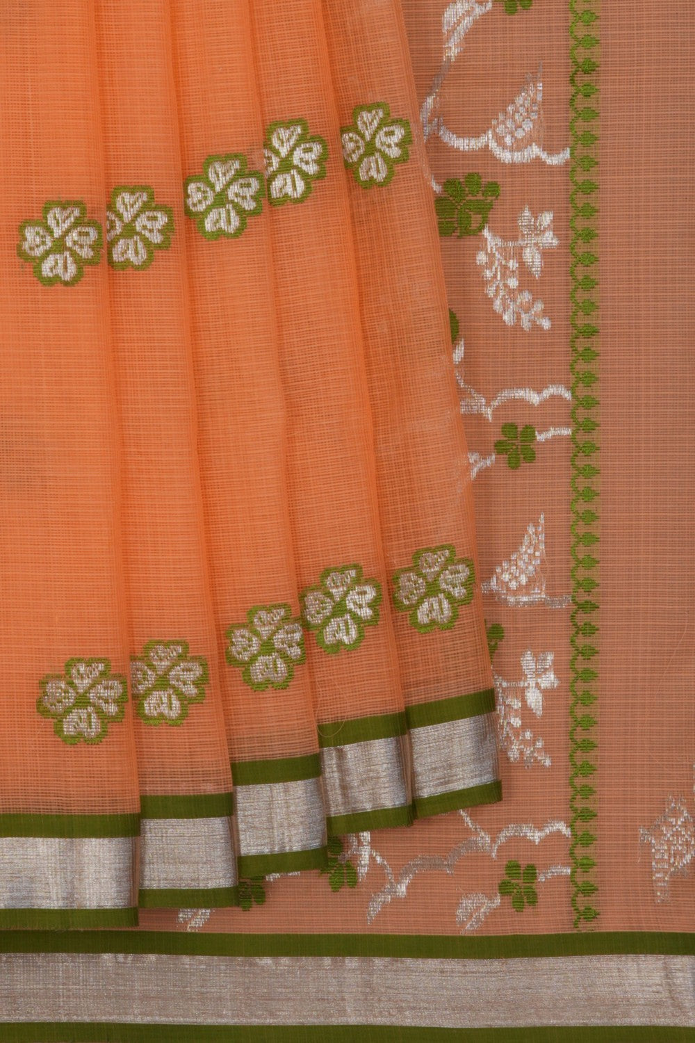 Kota Peach Saree