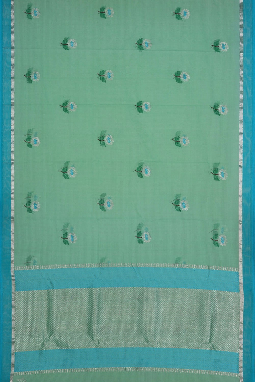 Kota Aqua Green Saree