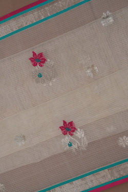 Image of Kota Off White Saree