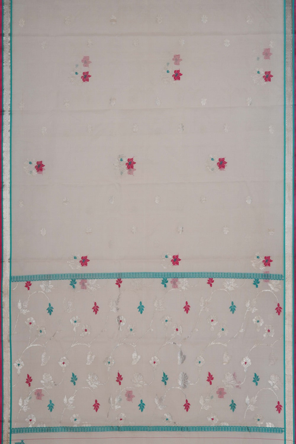 Image of Kota Off White Saree