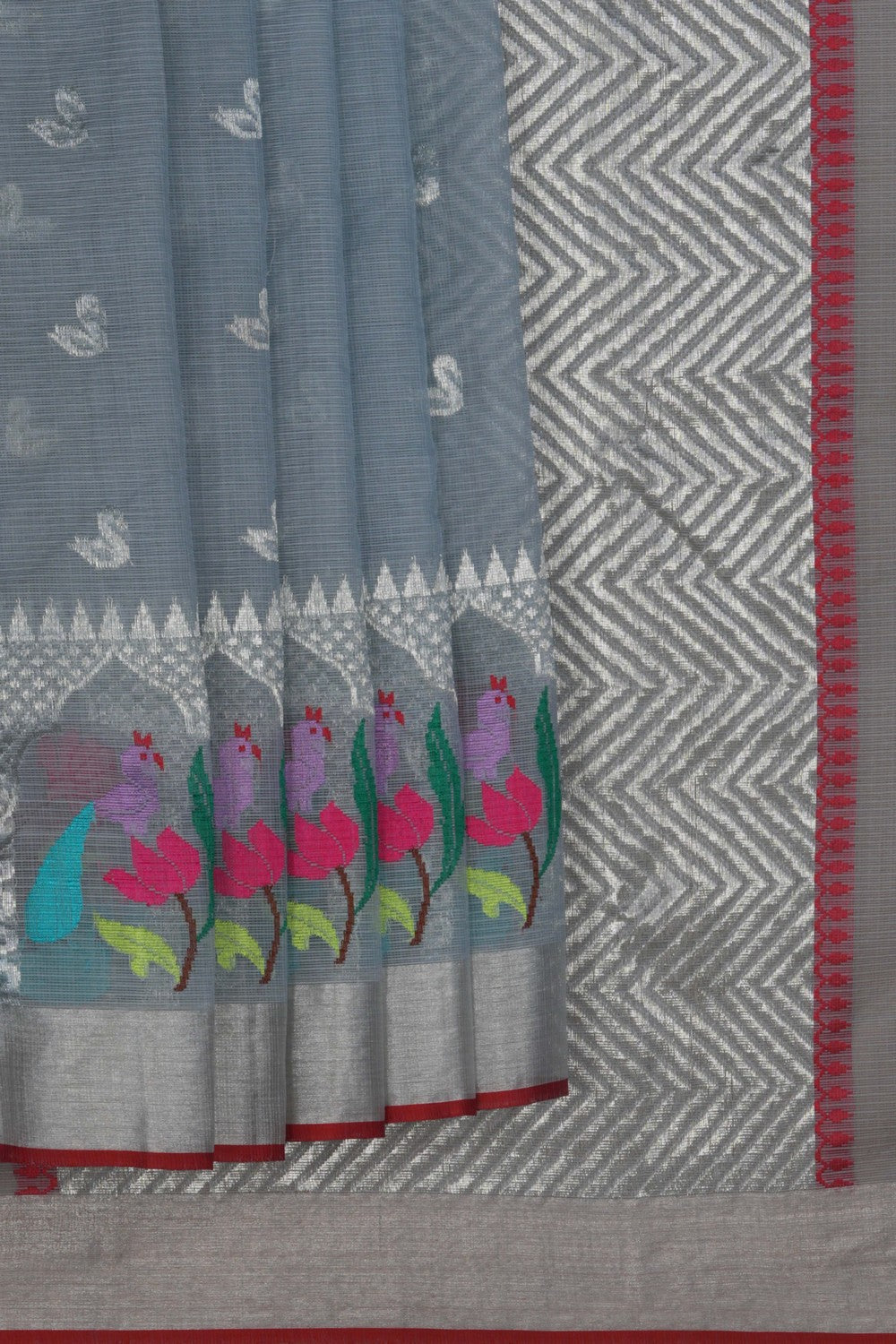 Kota Grey Saree
