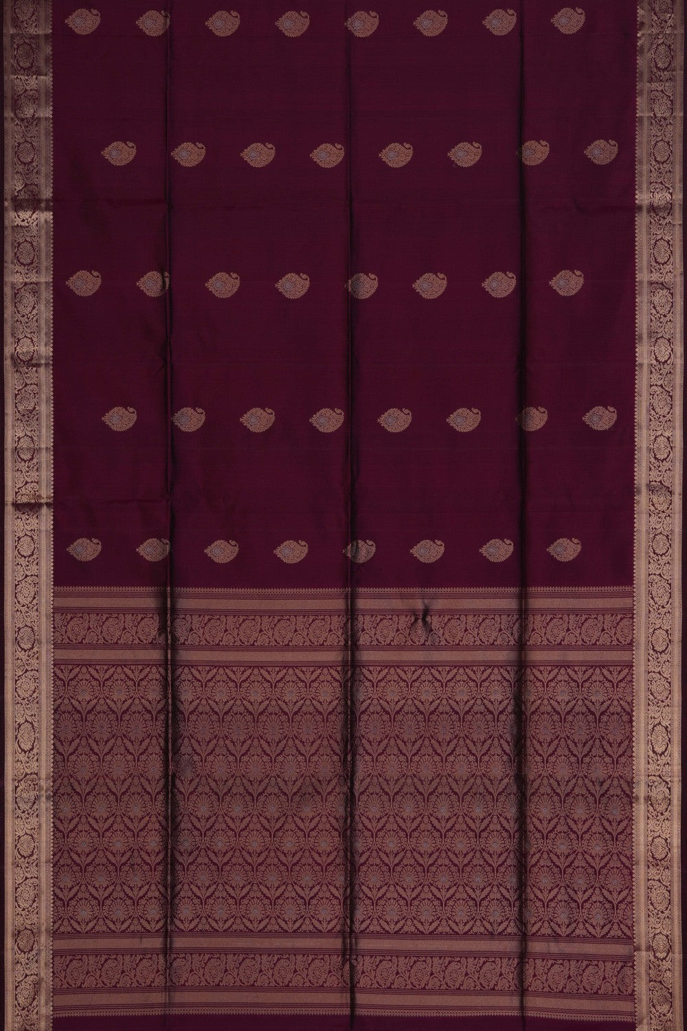South Silk Purple Saree