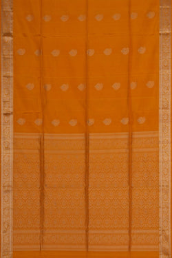Image of South Silk Yellow Saree