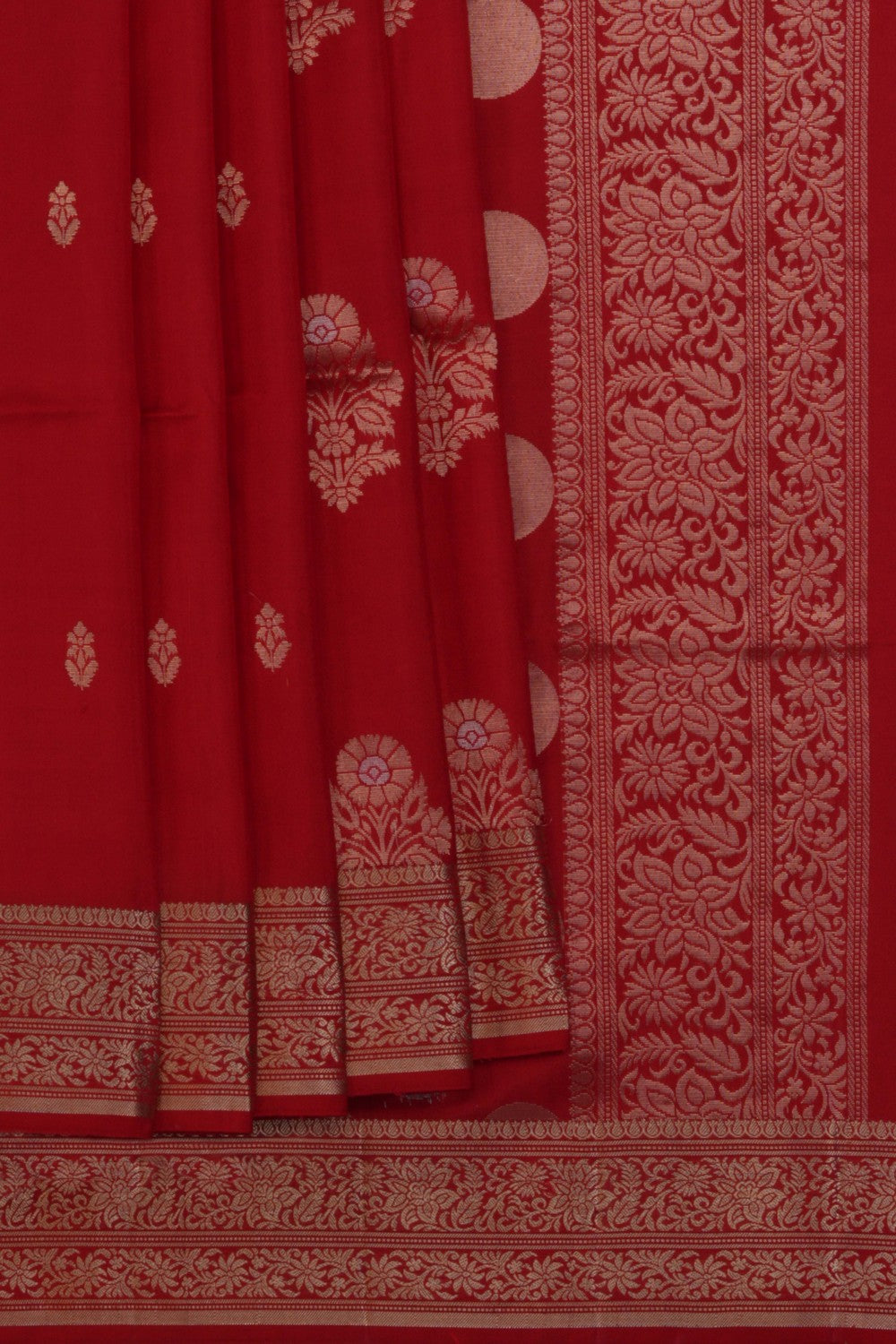 South Silk Red Saree