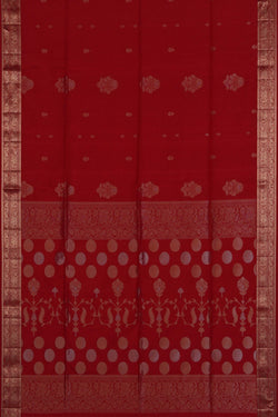 Image of South Silk Red Saree