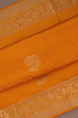 Image of South Silk Yellow Saree