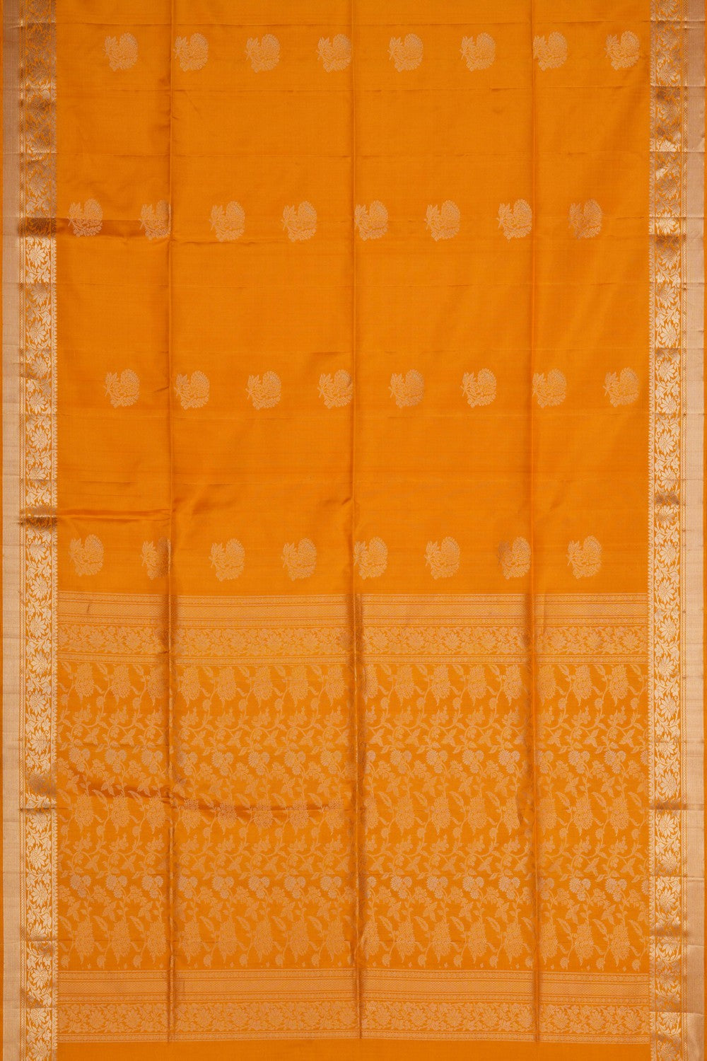 Image of South Silk Yellow Saree
