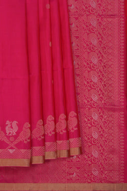 Image of South Silk Pink Saree