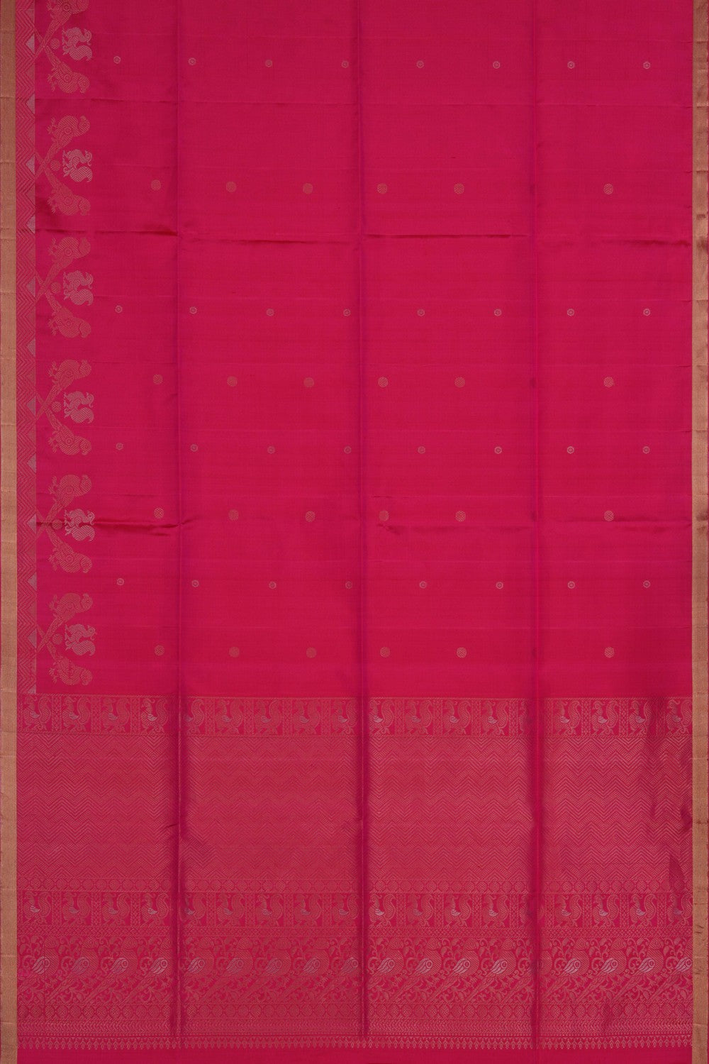 South Silk Pink Saree