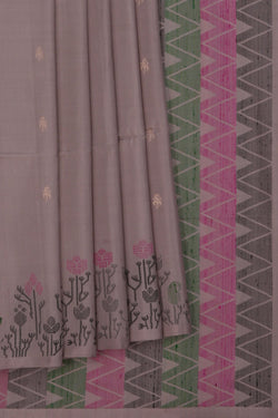 Image of South Silk Grey Saree