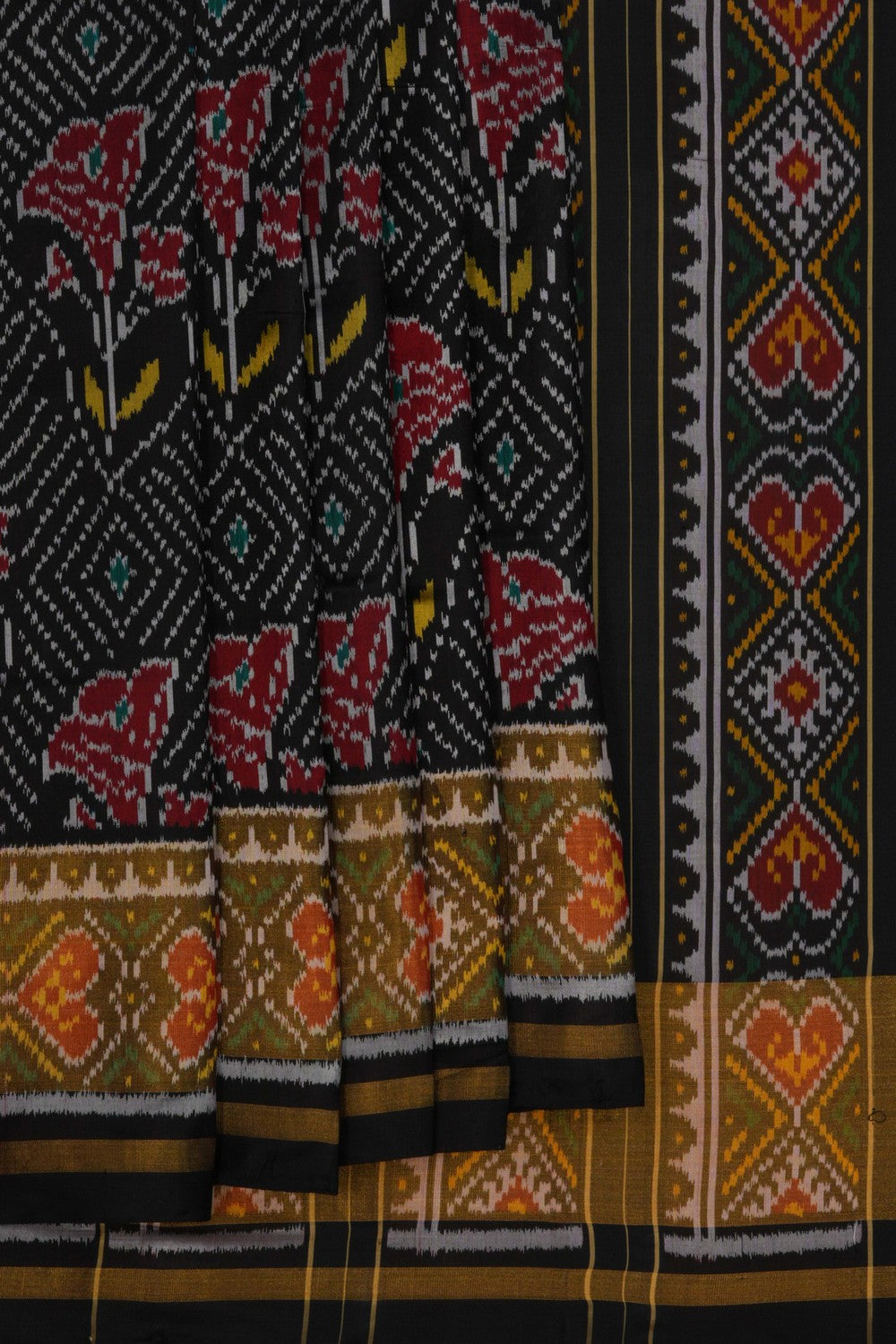 Image of Rajkot Silk Black Saree
