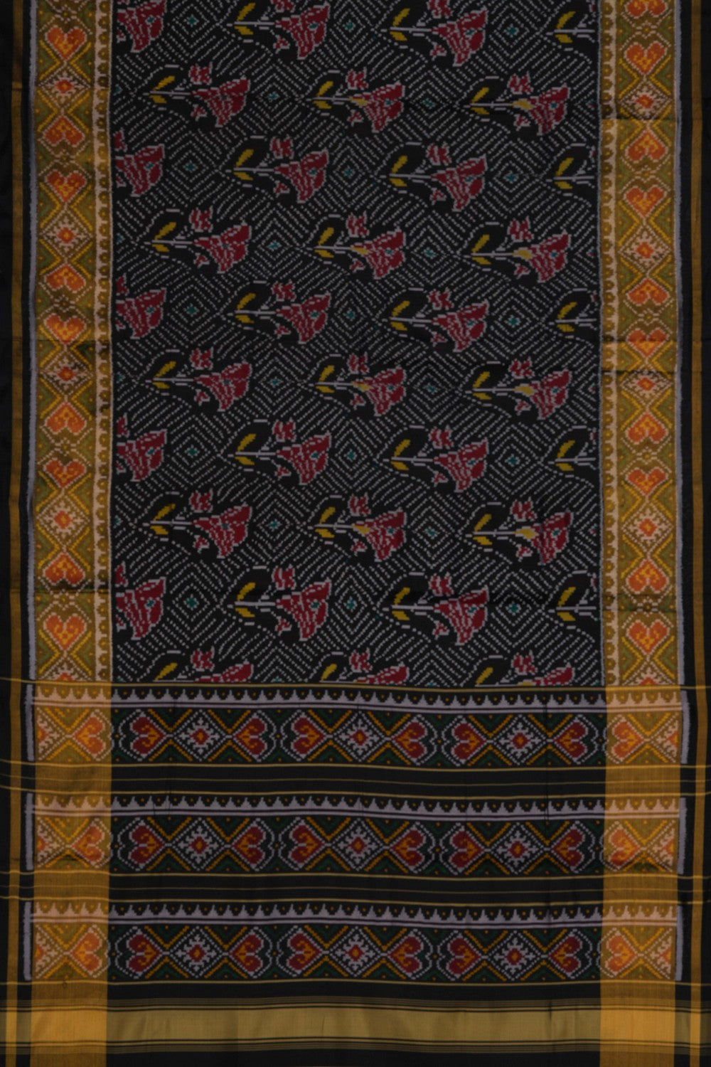 Image of Rajkot Silk Black Saree