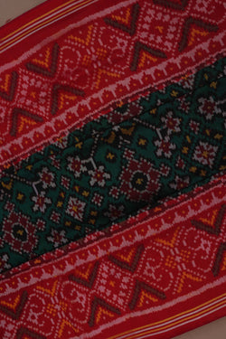 Image of Rajkot Silk Green Saree