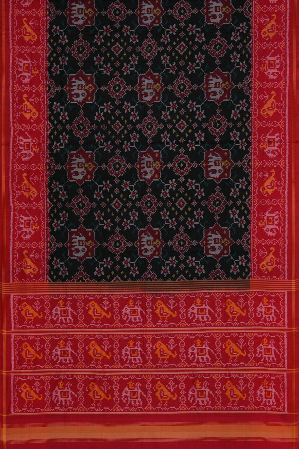 Image of Rajkot Silk Black Saree