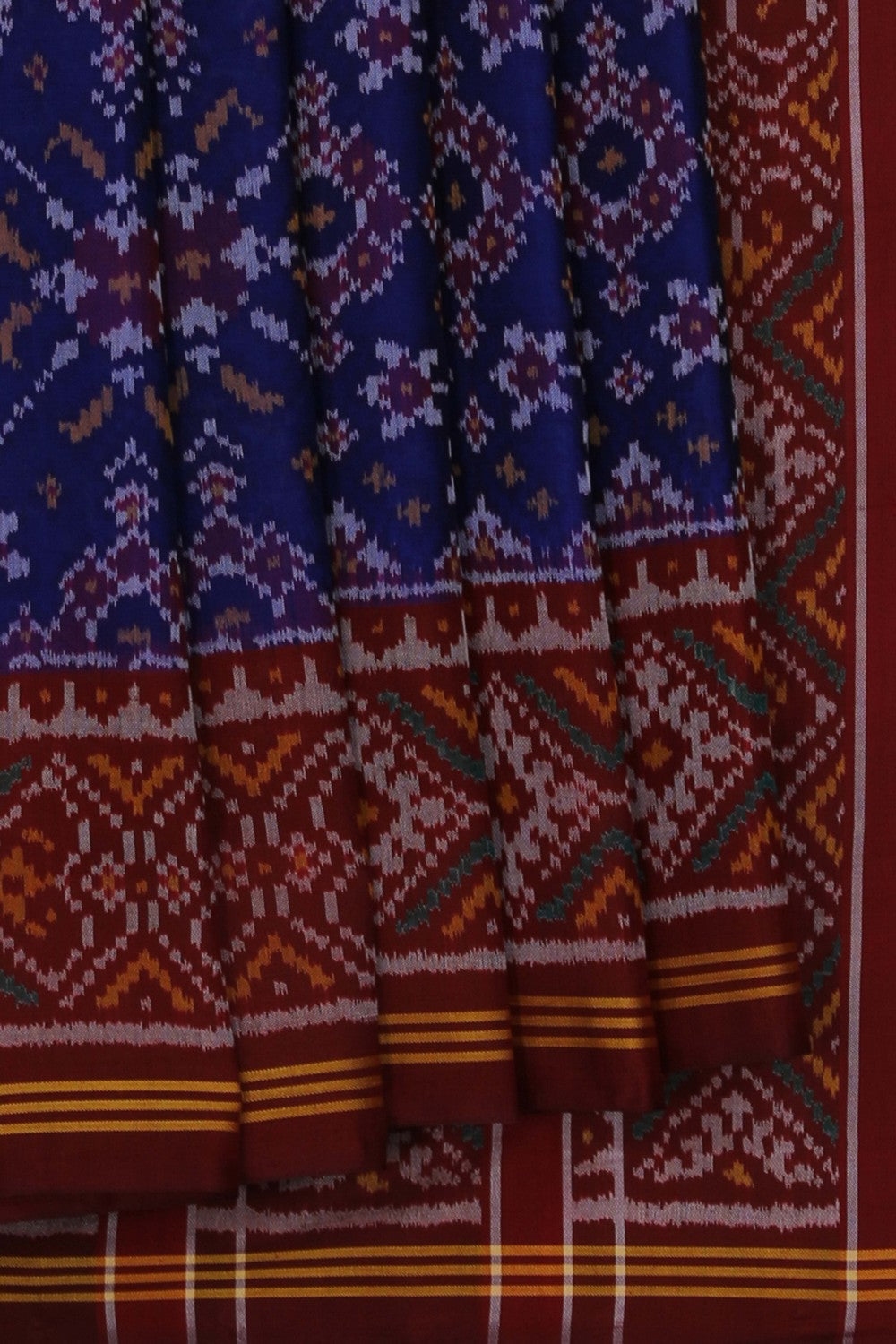 Image of Rajkot Silk Indigo Blue Saree