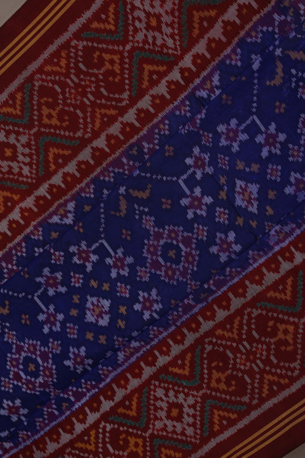 Image of Rajkot Silk Indigo Blue Saree