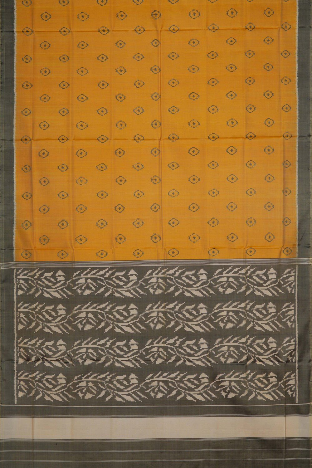 Rajkot Silk Yellow Saree