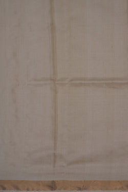 Image of A Tussar Off White Saree