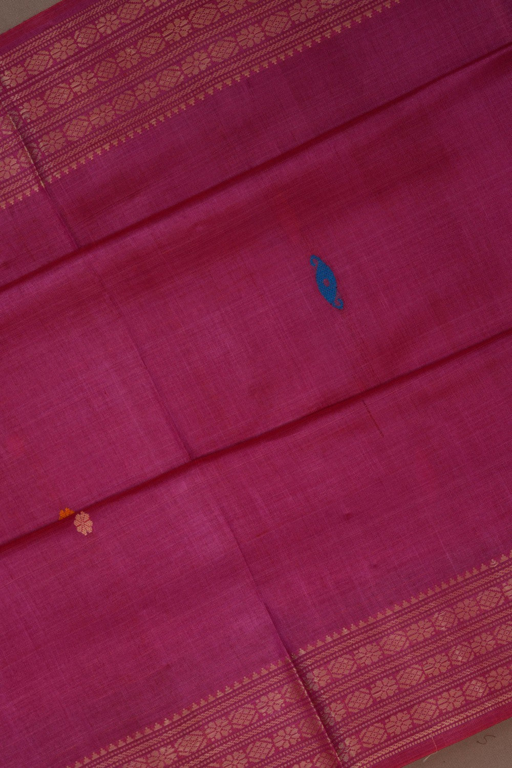 A Tussar Pink Saree
