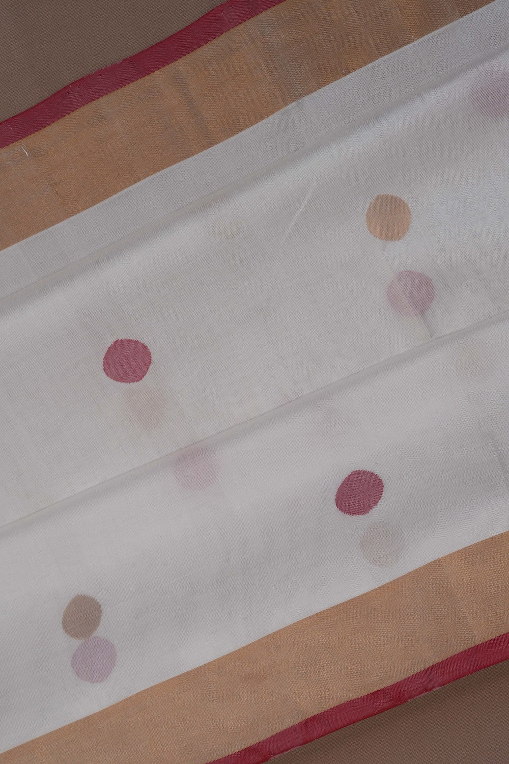 Image of Uppada Silk Off White Saree