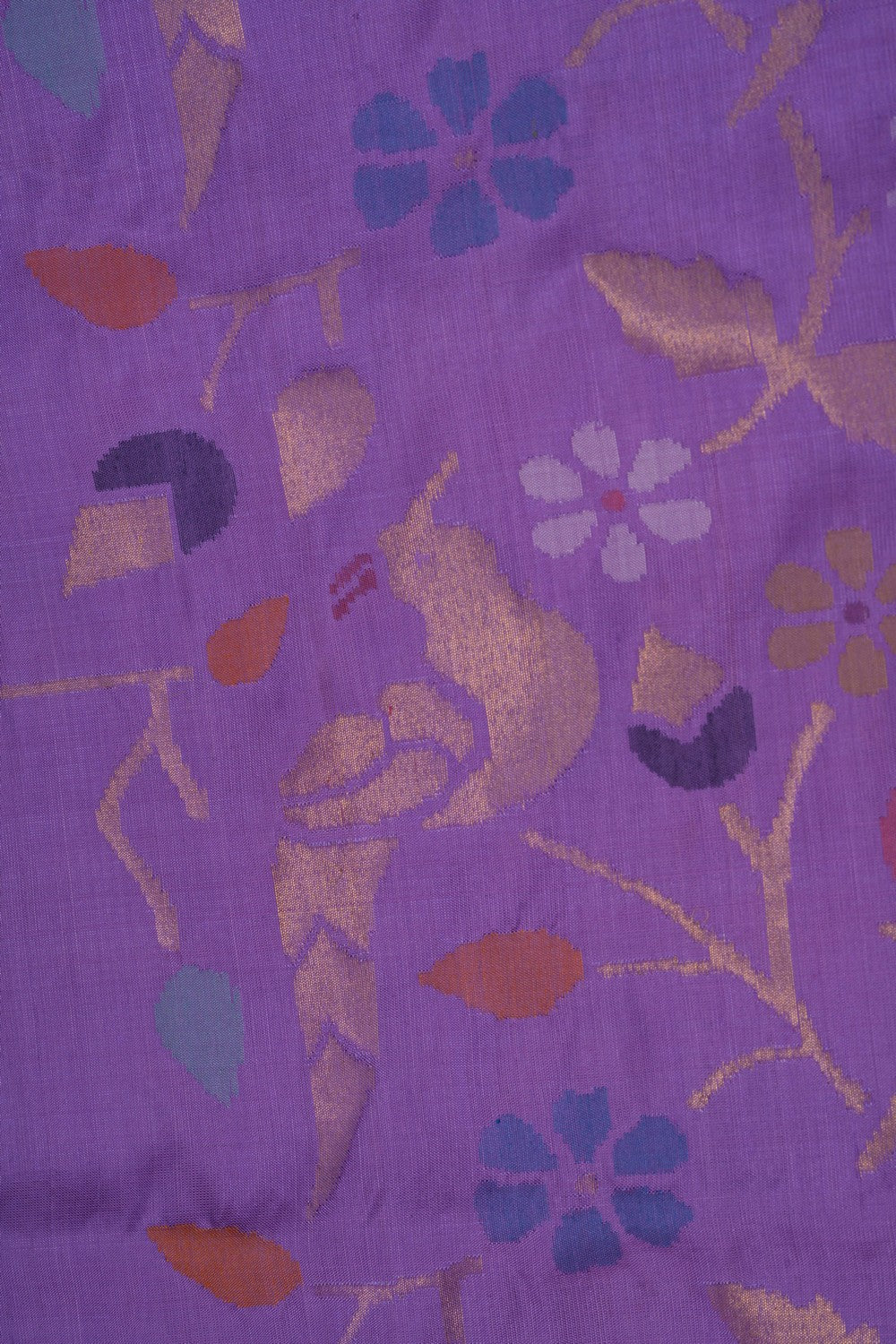 Image of Uppada Silk Purple Saree