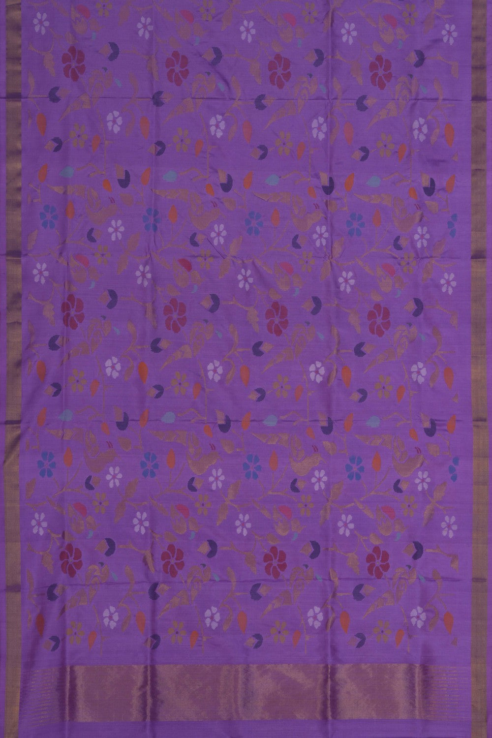 Image of Uppada Silk Purple Saree