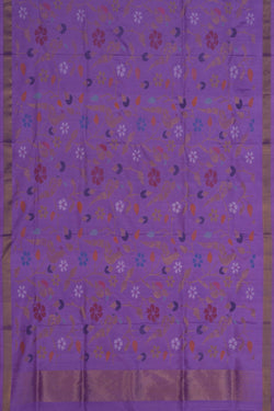 Image of Uppada Silk Purple Saree