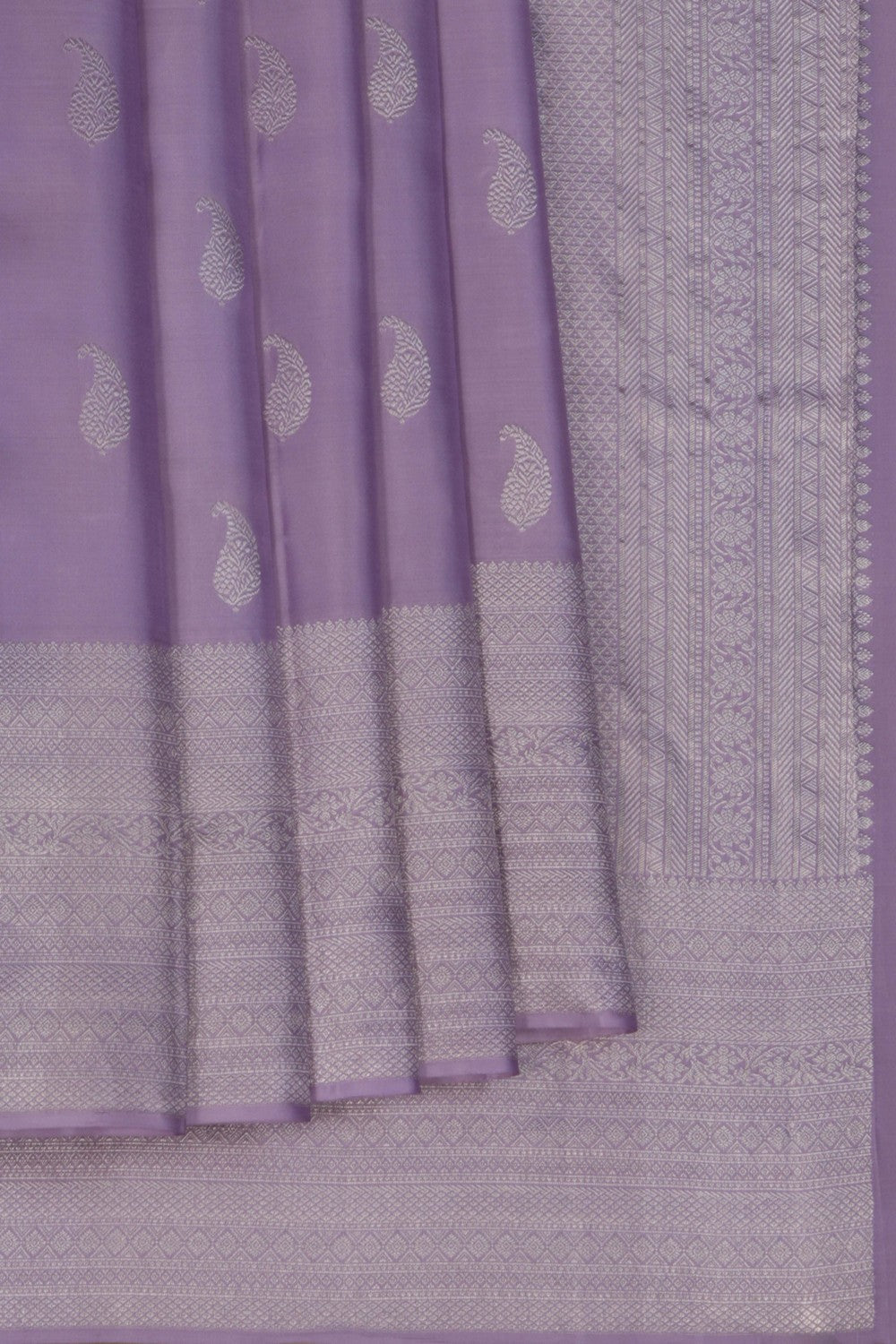South Silk Purple Saree