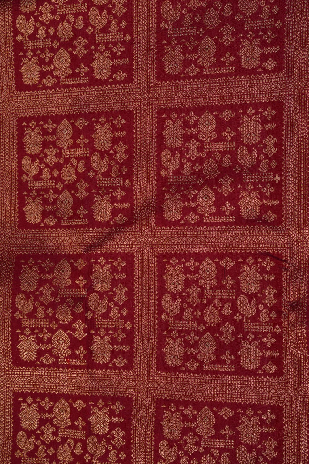 South Silk Red Saree