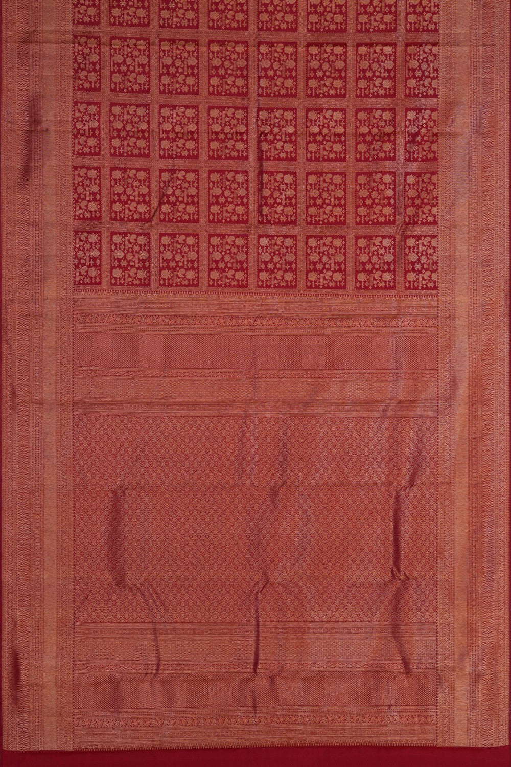 Image of South Silk Red Saree