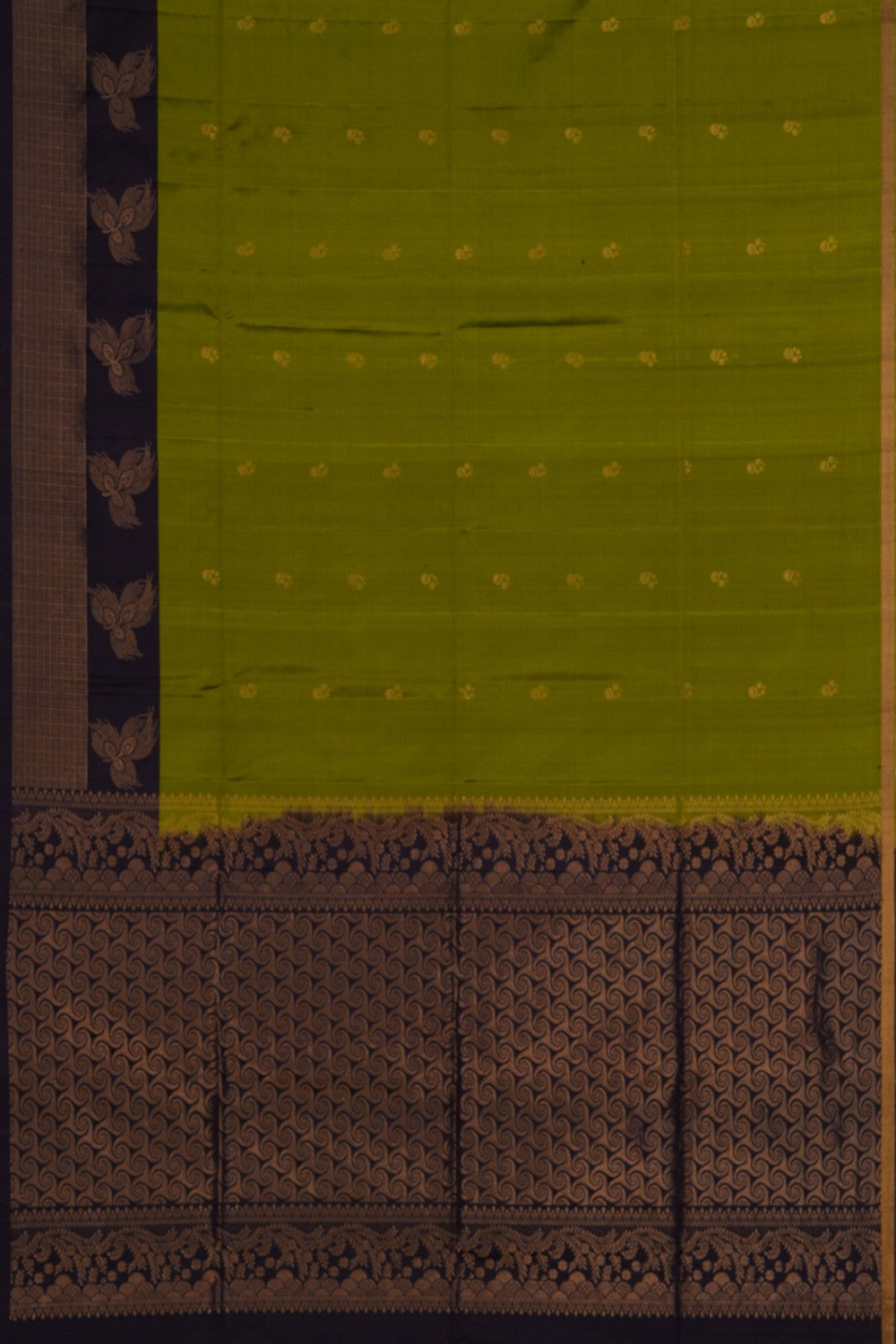 South Silk Green Saree