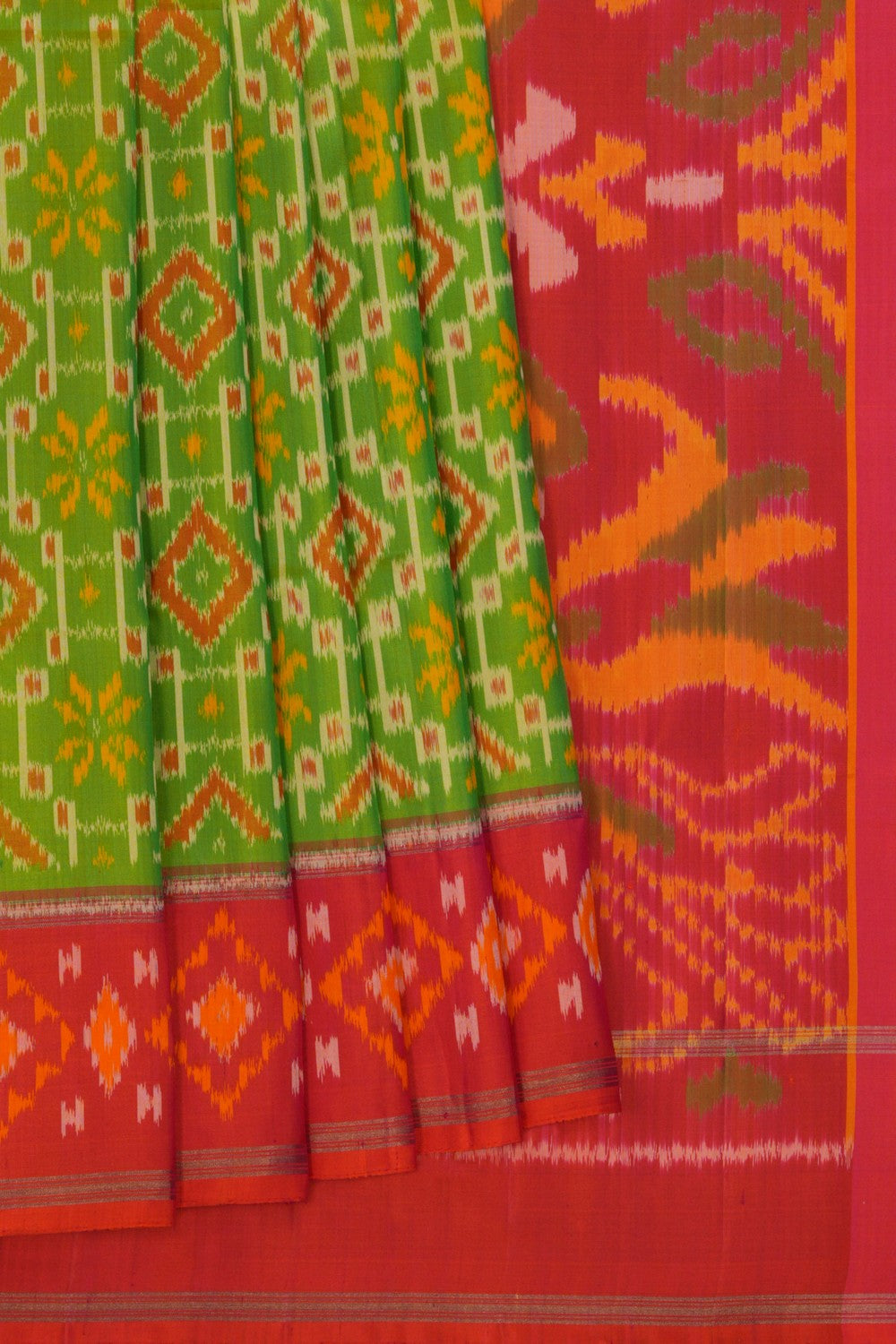 Image of South Silk Green Saree