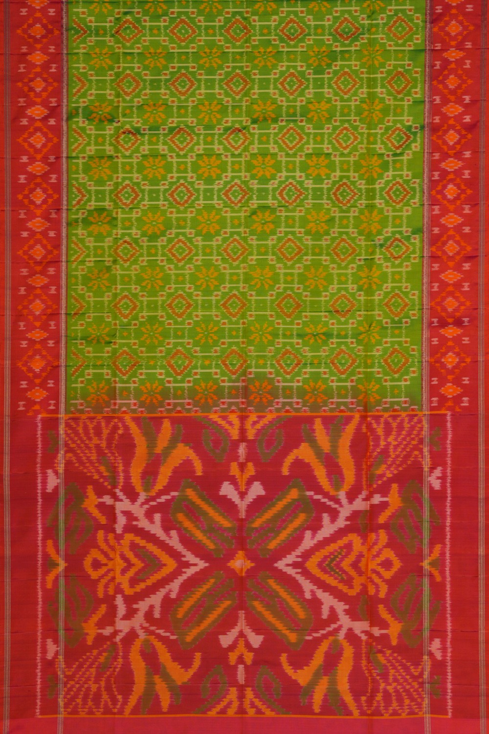 Image of South Silk Green Saree