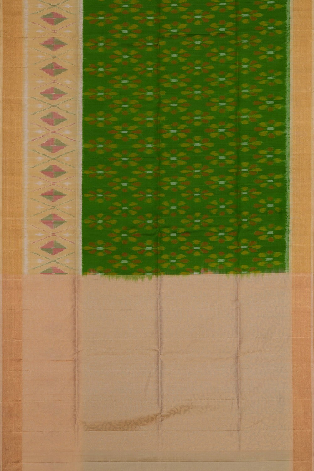 South Silk Green Saree