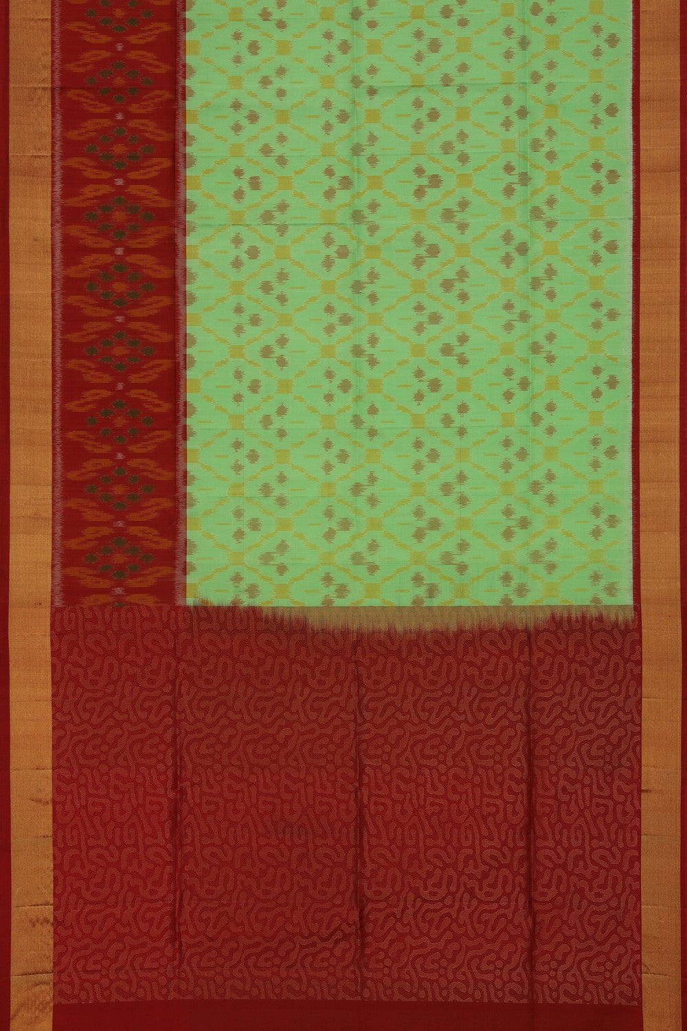 South Silk Sea Green Saree