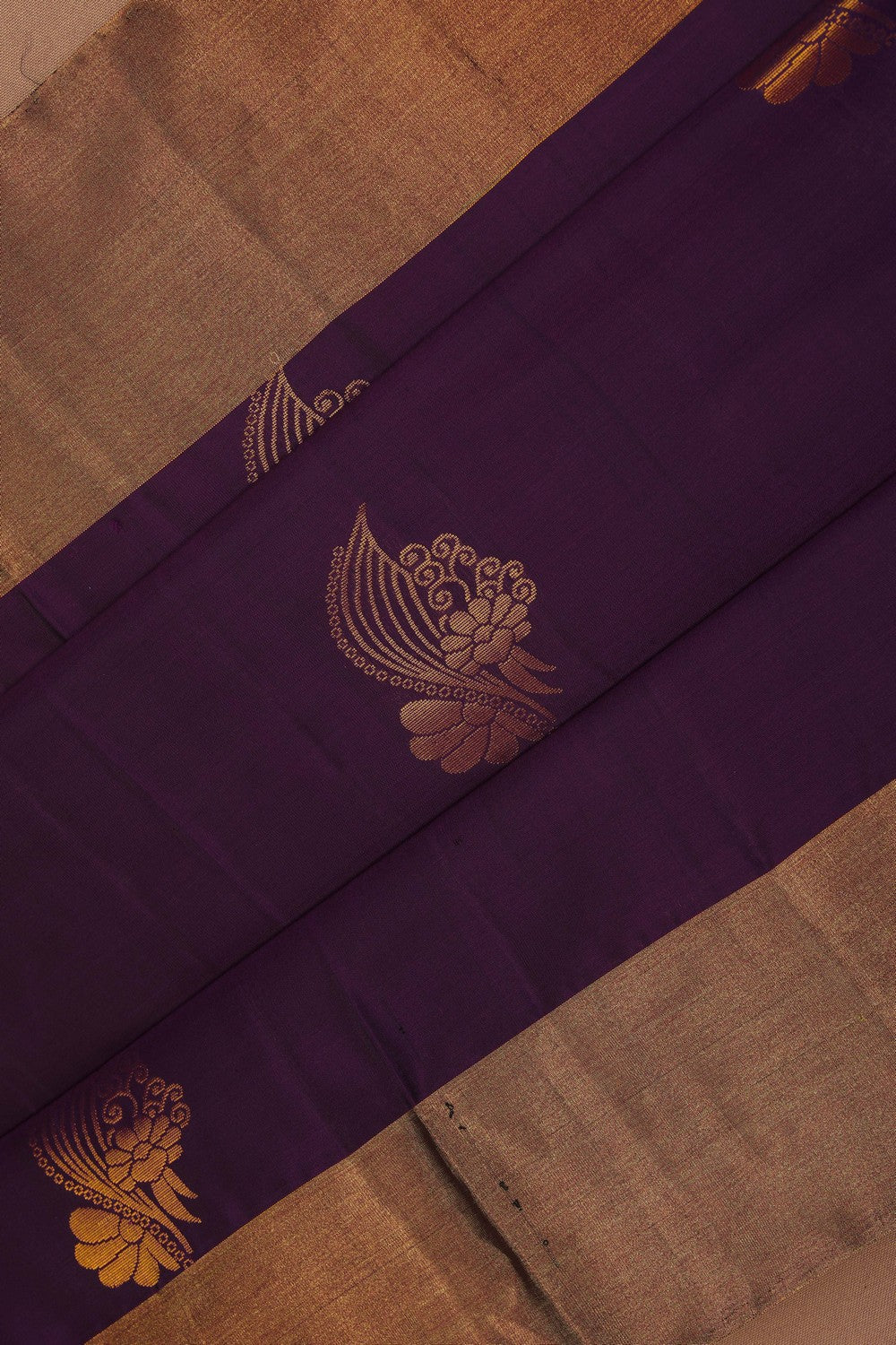 South Silk Purple Saree
