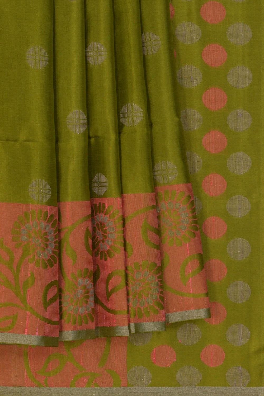 Image of South Silk Green Saree