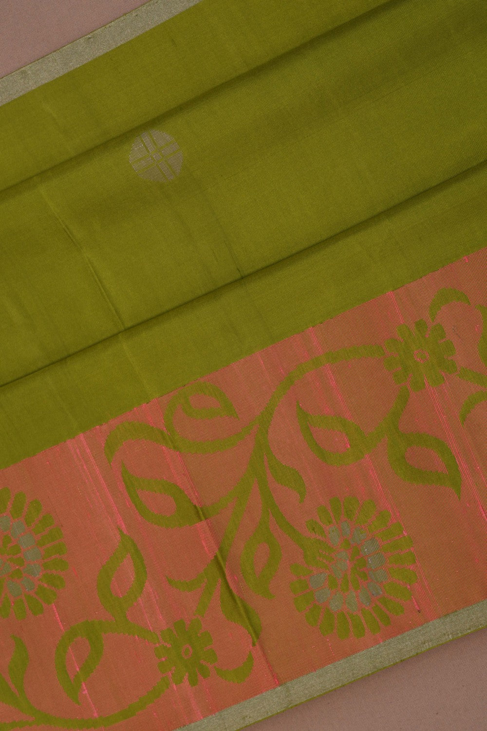 Image of South Silk Green Saree