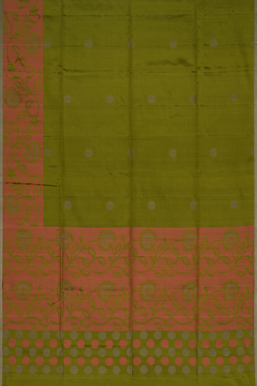South Silk Green Saree
