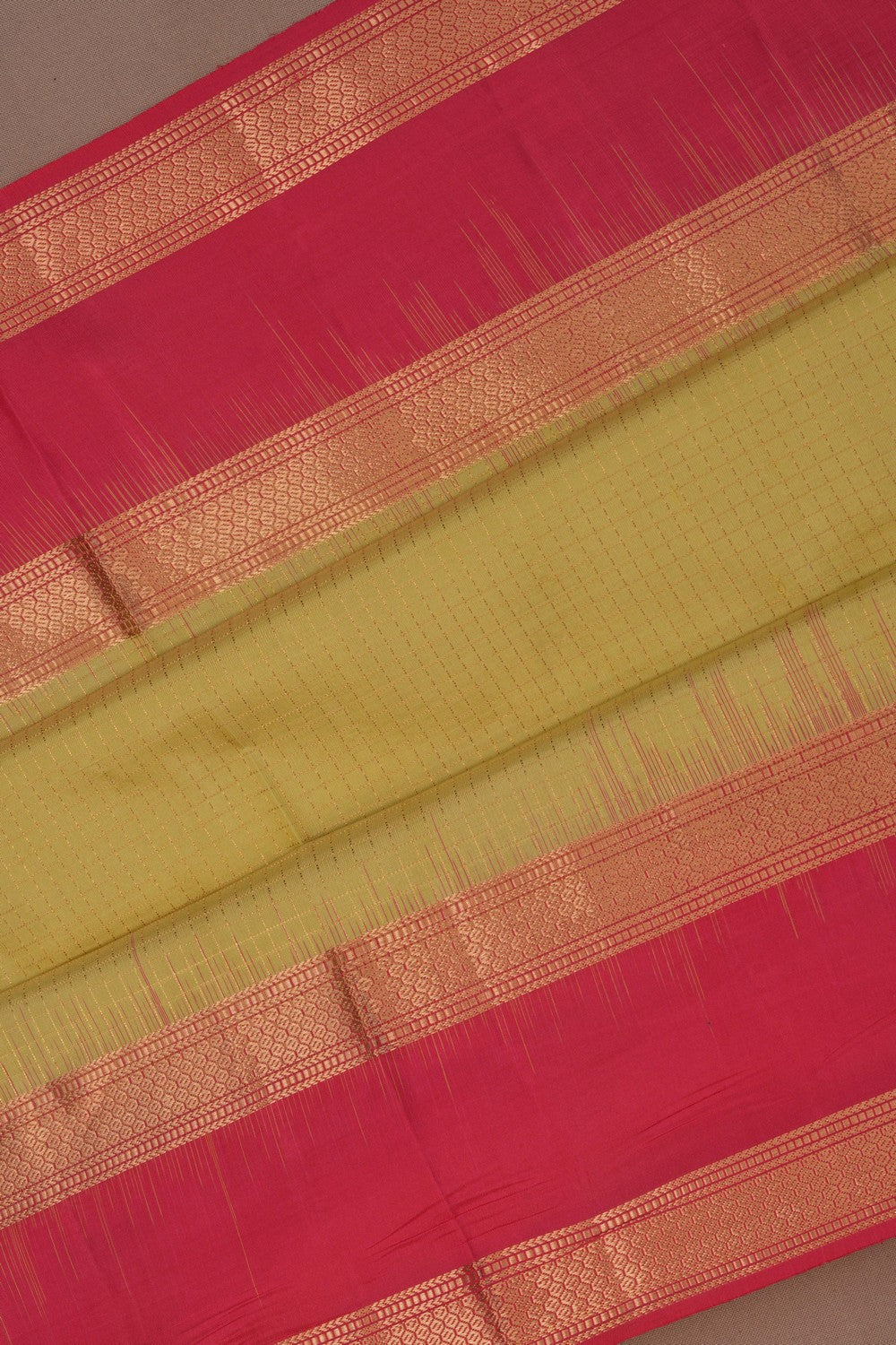 South Silk Spring Yellow Saree