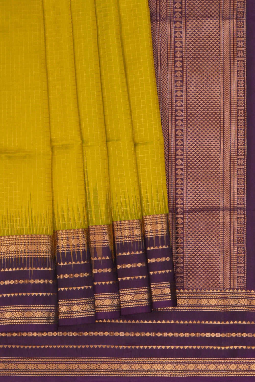 South Silk Green Saree